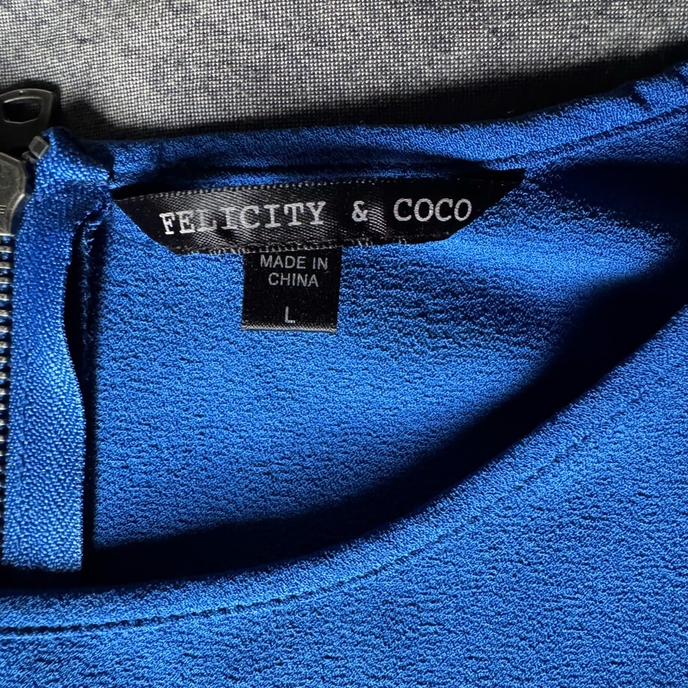Felicity & Coco Vibrant Blue Top